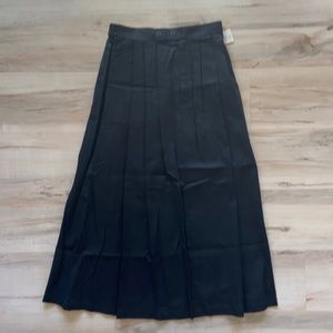 Vintage Black Doncaster Maxi Skirt, size small/med